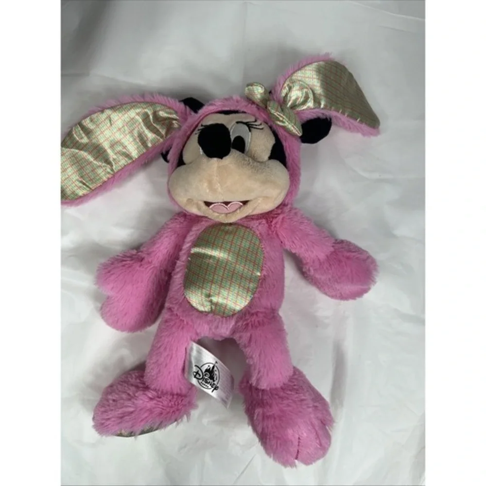 2020 Disney Parks Minnie Mouse Pink Easter Bunny‎ 12.5